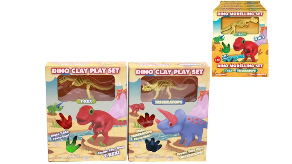 Jurassic Dino Clay Craft Play Set