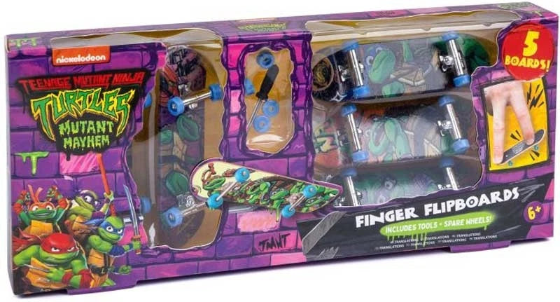TNMNT Finger Flipboards