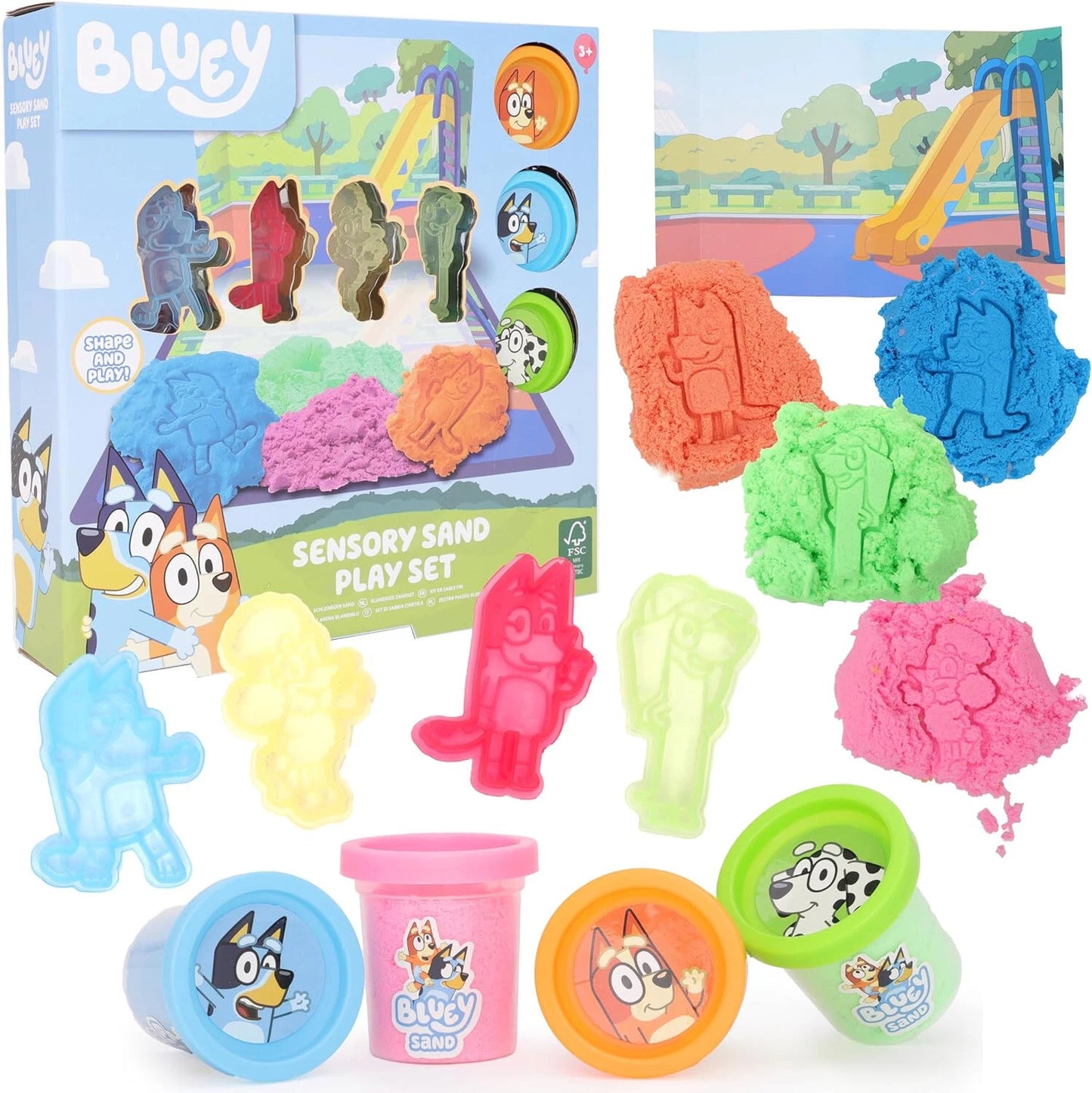 Bluey Sensory Sand Play Set